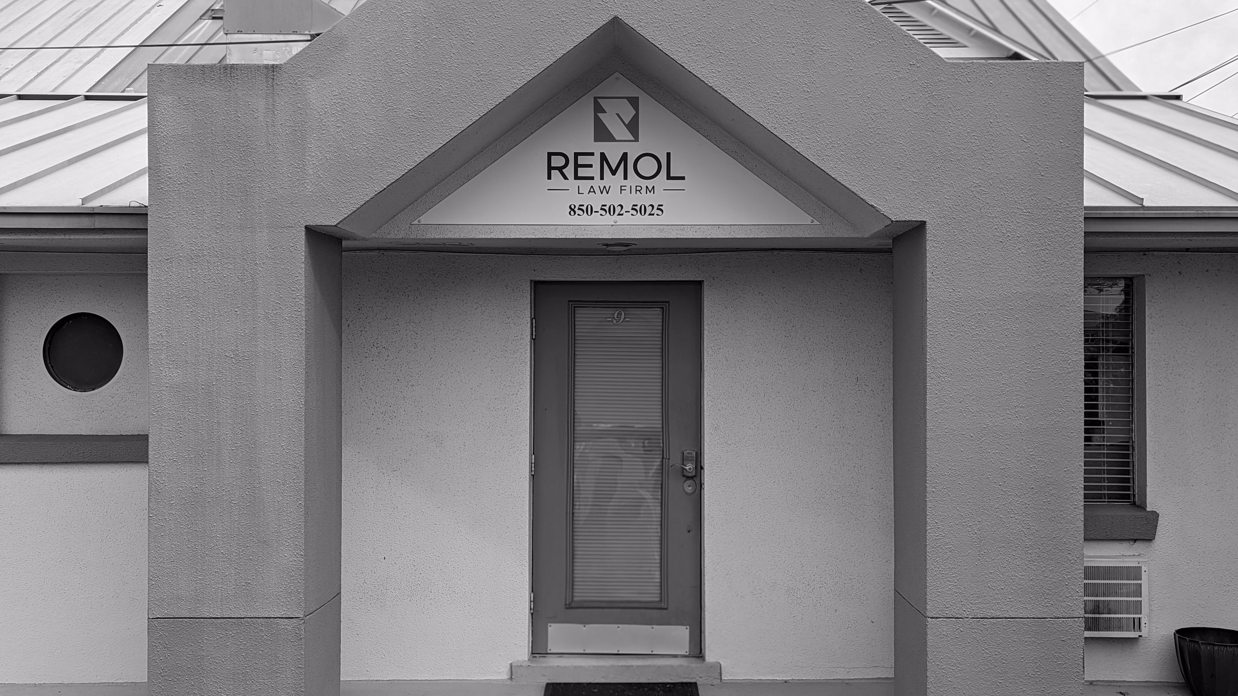Entrance to Remol Law Firm, P.A. at 623 Harbor Blvd Ste 9, Destin, FL 32541